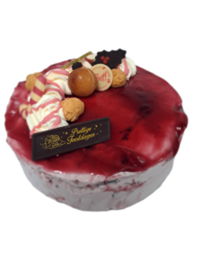 IJstaart met rood fruit